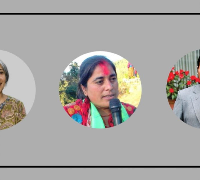 काठमाडौंमा मानुषी, कल्पना र ओनसरी माओवादी उम्मेदवार पक्का