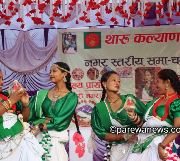थारु कल्याणकारिणी समितिले मनायो ‘सामा चकेवा’ पर्व 