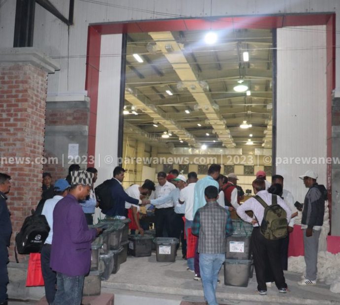 चितवन २ मा रातिदेखि नै गणना सुरु गर्ने तयारी