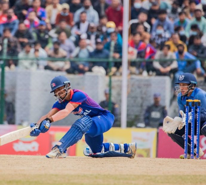 त्रिदेशीय टी-२० श्रृंखला: नेपाल नामिबियासँग २० रनले पराजित