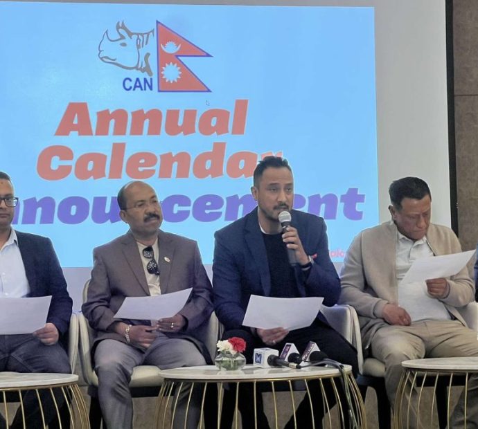 क्यानले सार्वजनिक गर्‍यो नेपाली क्रिकेटको वार्षिक क्यालेन्डर