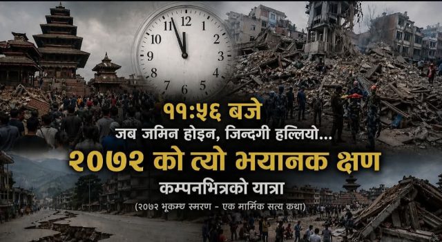 २०७२ बैशाख १२ : जमिन होइन, जिन्दगी हल्लियो…