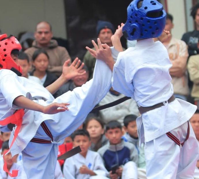 हिलारी स्कुलमा कराँते प्रतियोगिता सम्पन्न