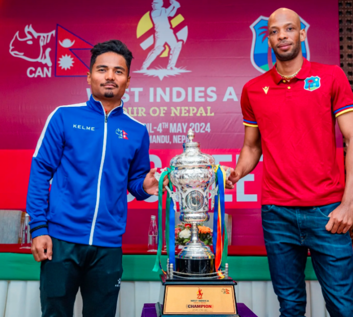 नेपाल र वेस्ट इन्डिज ए बीचको टी२० श्रृंखला आजदेखि