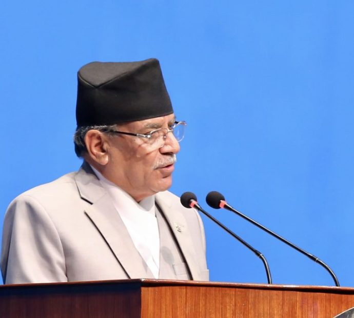 प्रधानमन्त्री प्रचण्डले आज संसदमा विश्‍वासको मत लिँदै