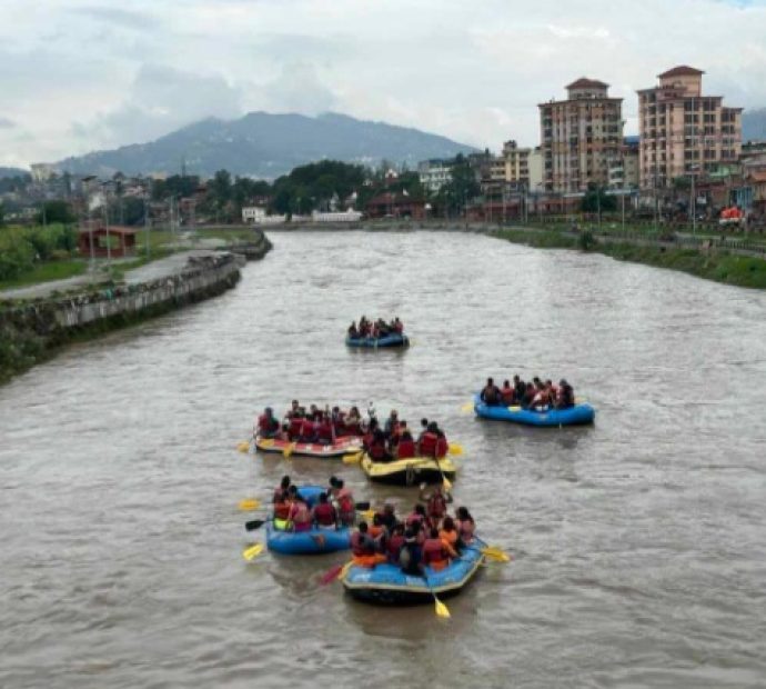 बागमती नदीमा महा जलयात्रा सम्पन्न
