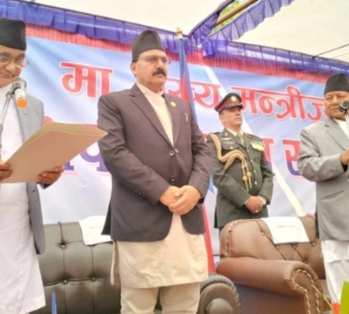 कर्णालीका मुख्यमन्त्री कँडेलले लिए शपथ