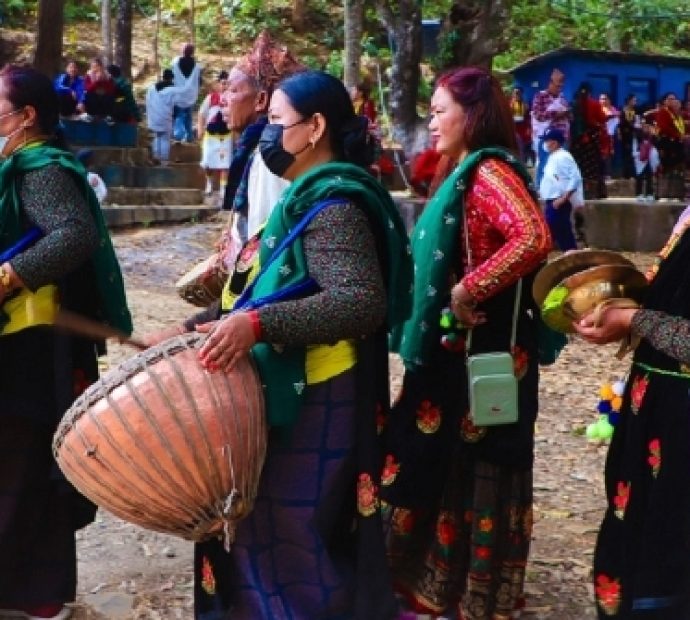 पन्चै बाजा  संरक्षणमा आमा समूह