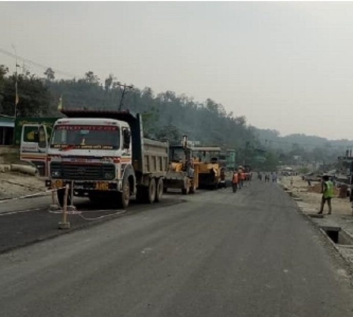 मुग्लिन-मलेखु सडकको स्तरोन्नति सुस्त, जम्मा २५ प्रतिशत प्रगति