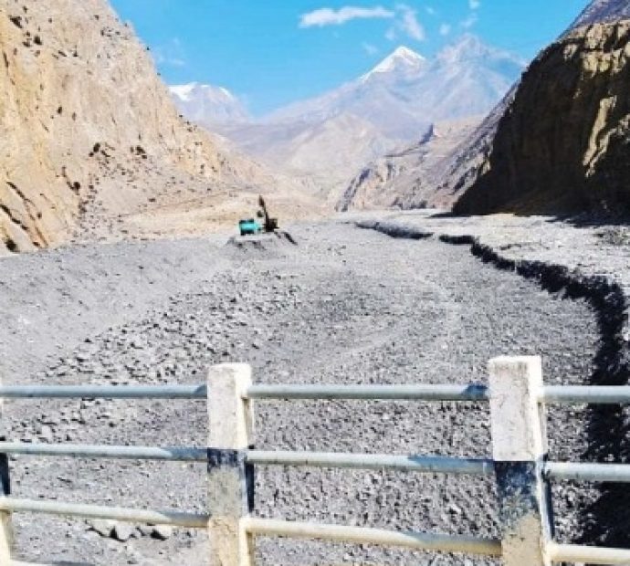 बेनी-जोमसोम-कोरला खण्डमा ८५ प्रतिशत काम सम्पन्न