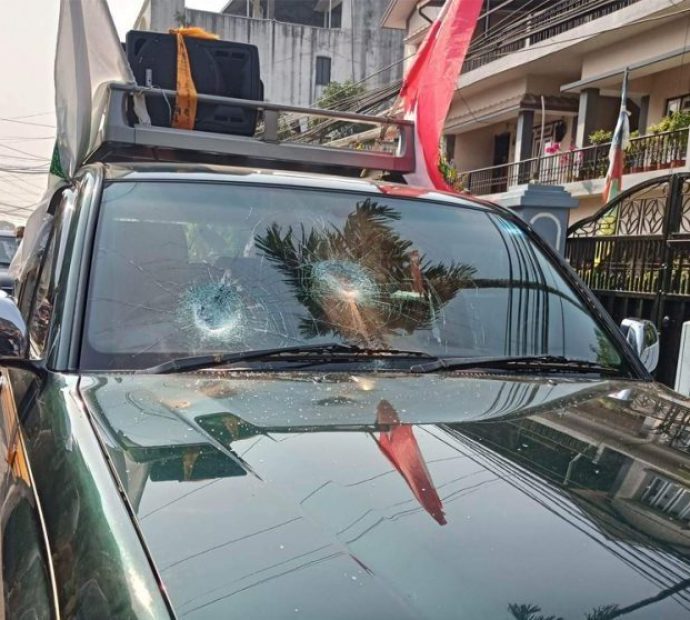 चितवन-२ का उम्मेदवार उमेश श्रेष्ठको गाडीमा तोडफोड