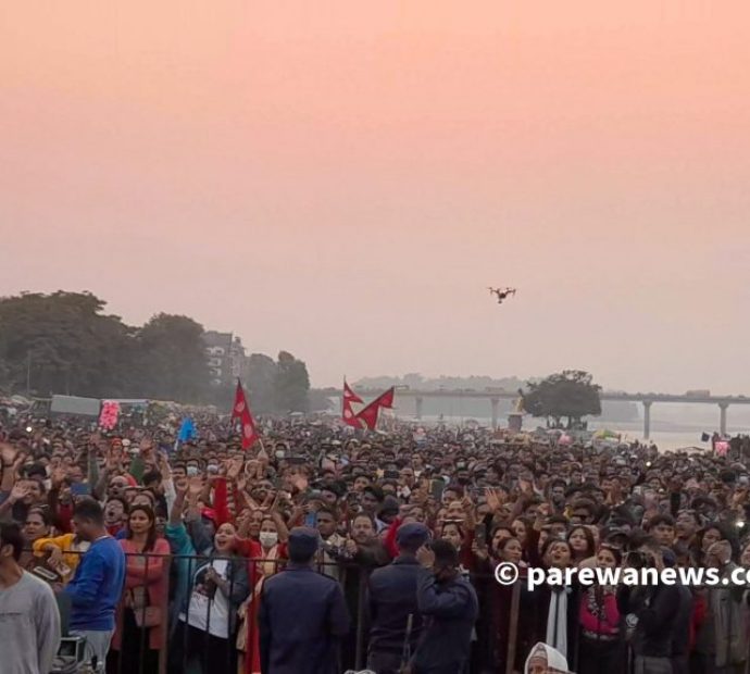 नारायणी किनारमा रविको चुनावी सभा [तस्वीरहरु]