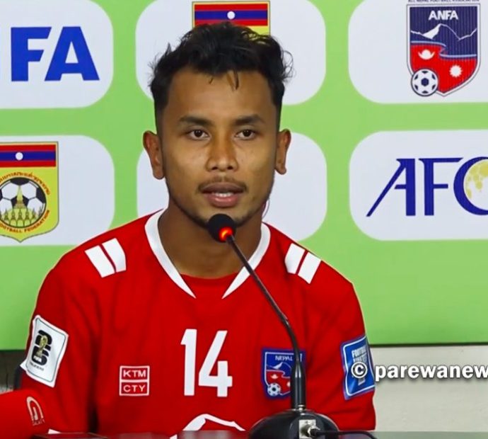 Anjan apologizes to Nepali fans after a draw against Laos