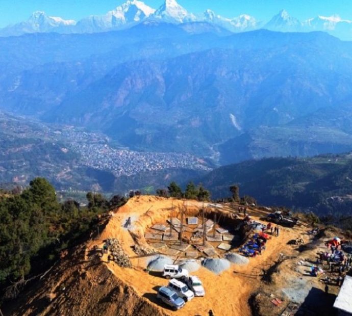 ‘ब्लु हिल’मा निर्माण हुँदै पर्यटकीय पूर्वाधार