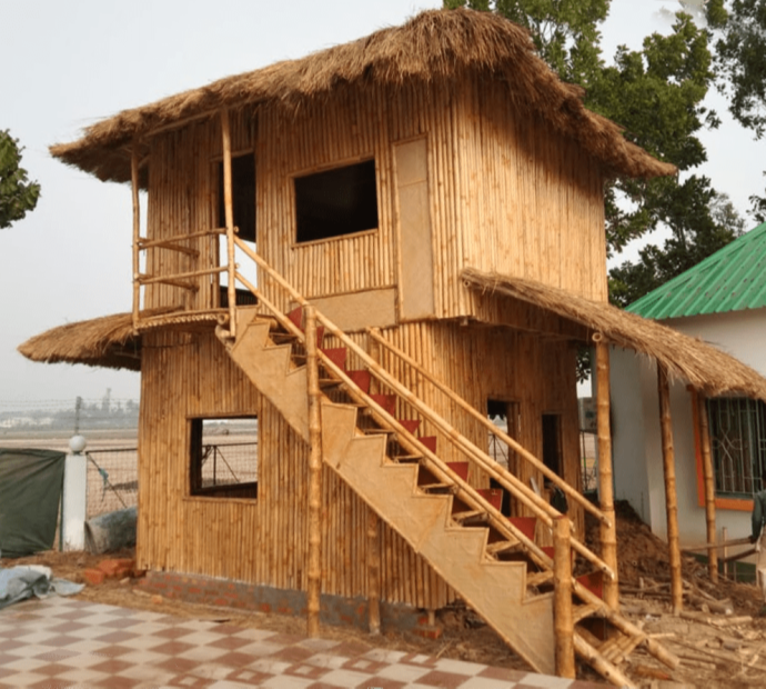 अब बाँसबाट दुईतले आवासीय भवन निर्माण गर्न सकिने