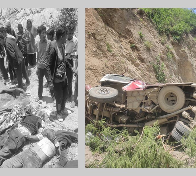 रामेछाप बस दुर्घटना: मृतकको संख्या १३ पुग्यो