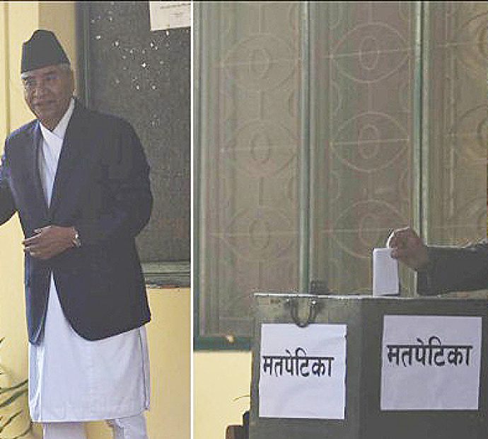 काँग्रेस संसदीय दलको निर्वाचन सकियो, केहीबेरमा मतगणना