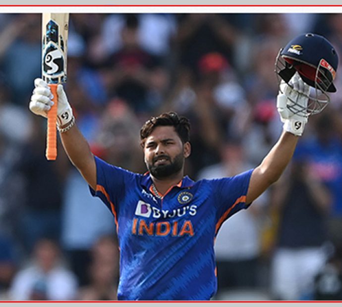 पन्तको शतकमा भारतले इंग्ल्यान्डलाई हरायो