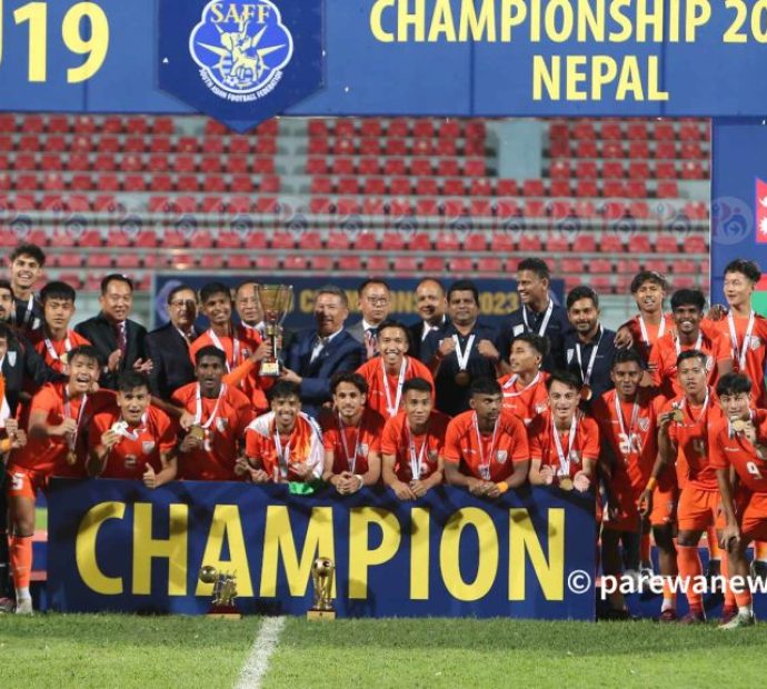 दक्षिण एसियाली फुटबल: उमेर समूहमा पनि भारतकै दबदबा