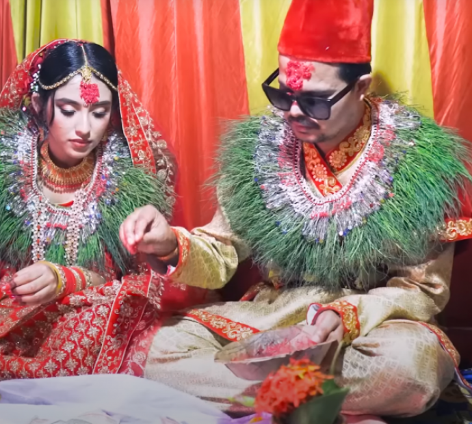 कमल र मेलिनाले लगनगाँठो कसे [भिडियोसहित]