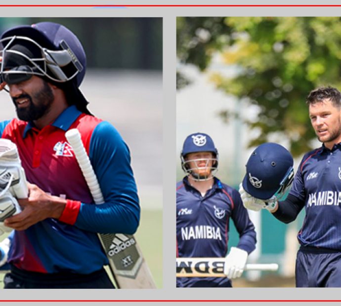 ब्याटिङ नचल्दा नामिबियासँग नेपालको दोस्रो हार