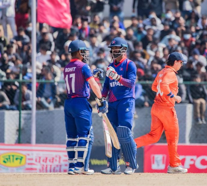 नेपालविरुद्ध नेदरल्यान्ड्सको रोमाञ्‍चक जीत