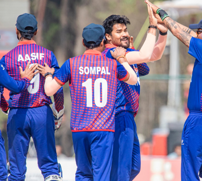 त्रिदेशीय टी-२०आई श्रृंखलाको उपाधिका लागि नेपाल र नेदरल्यान्ड्स खेल्दै