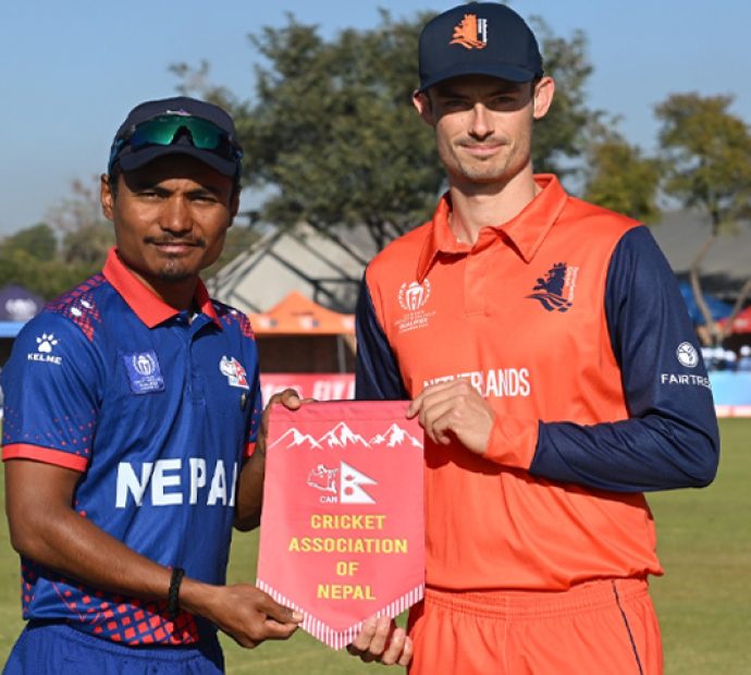 त्रिदेशीय टी-२० श्रृंखलामा आज नेपाल र नेदरल्यान्ड्स खेल्दै