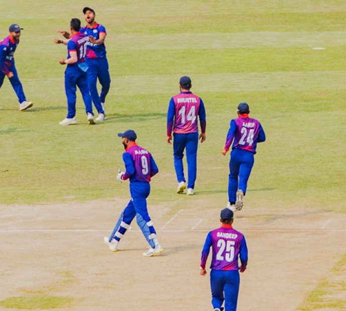 युएई ७१ रनमै अलआउट, नेपालको विशाल जीत