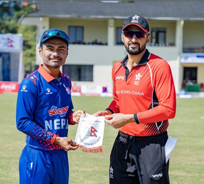 एसिसी प्रिमियर कप: नेपालले हङकङसँग खेल्दै