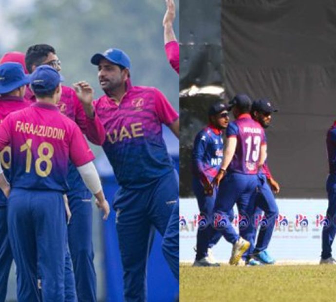 एसिसी प्रिमियर कपको सेमिफाइनलमा नेपाल र युएई खेल्दै