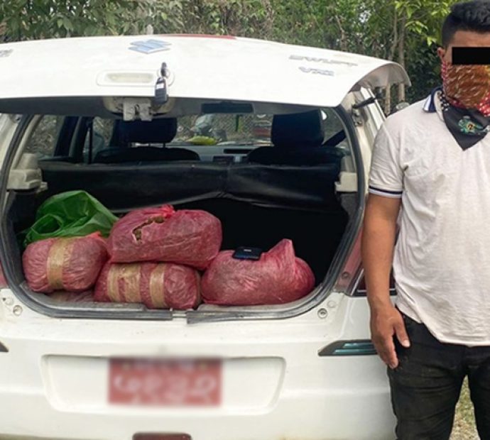 पोखराका दुई स्थानबाट १४ किलो गाँजासहित तीनजना पक्राउ