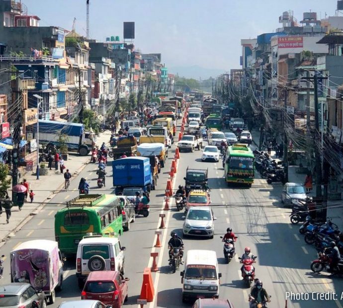 पोखराका मुख्य बजार क्षेत्रमा पार्किङ निषेध