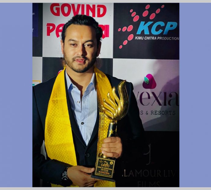 प्रदीप खड्काले भारतमा जिते अवार्ड