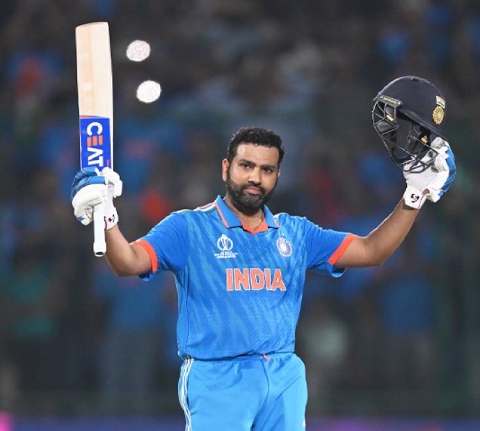 रोहितको कीर्तिमानी शतकमा भारतको शानदार जीत