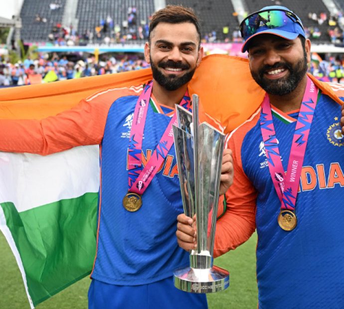 रोहित र कोहलीले लिए टी-२० अन्तर्राष्ट्रिय क्रिकेट बाट सन्यास