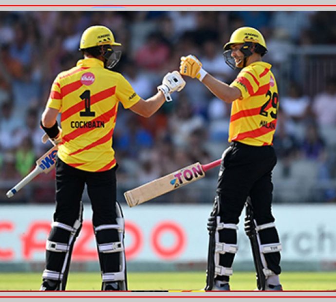 द हन्ड्रेड क्रिकेटमा ट्रेन्ट रकेट्सको लगातार तेस्रो जीत