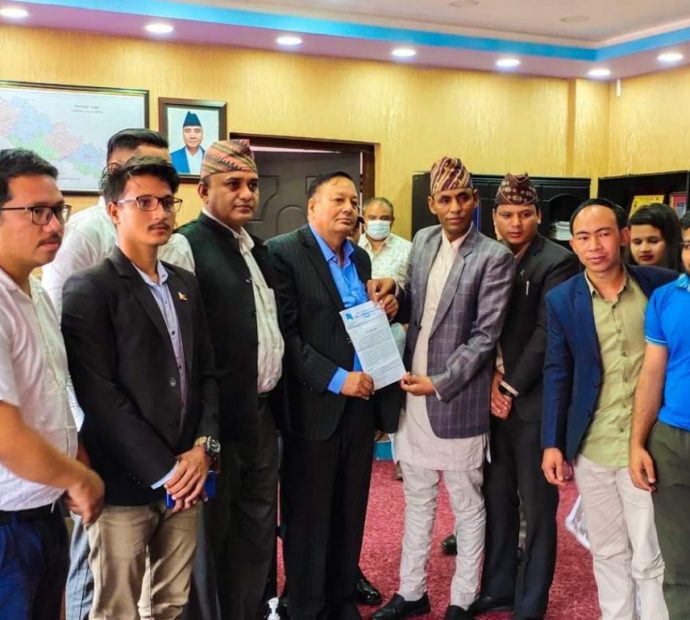 RPP´s student wing submits memorandum to Education Minister.