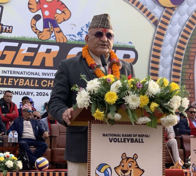 टाइगर कप भलिबल: पहिलो दिन तीन खेल सम्पन्‍न