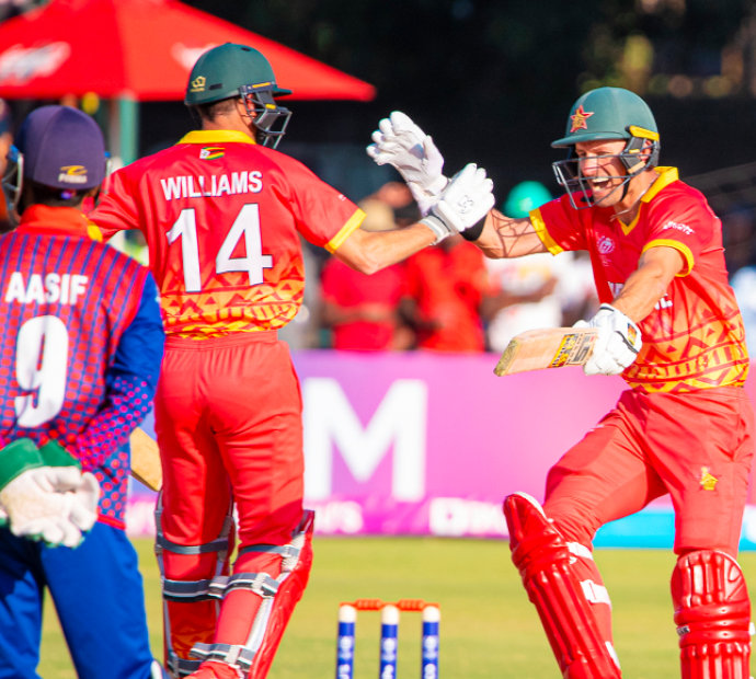 एर्भिन र विलियम्सको शतकमा जिम्बावेले नेपाललाई हरायो